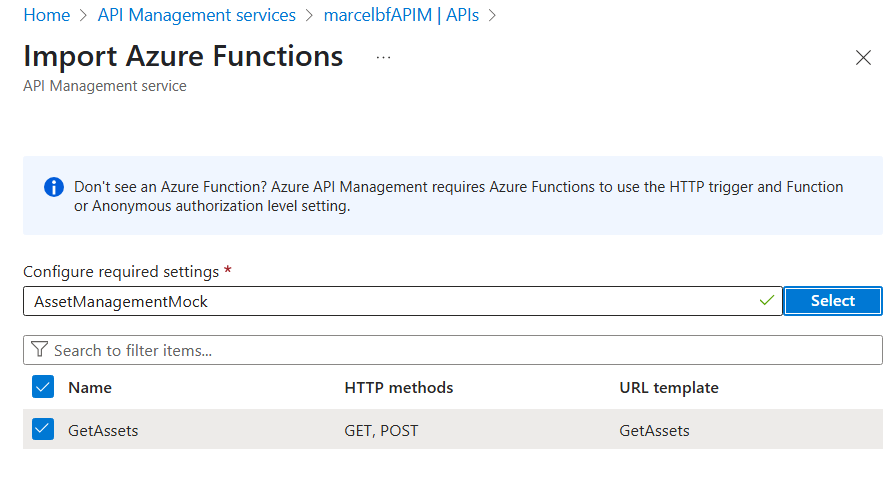 Import API