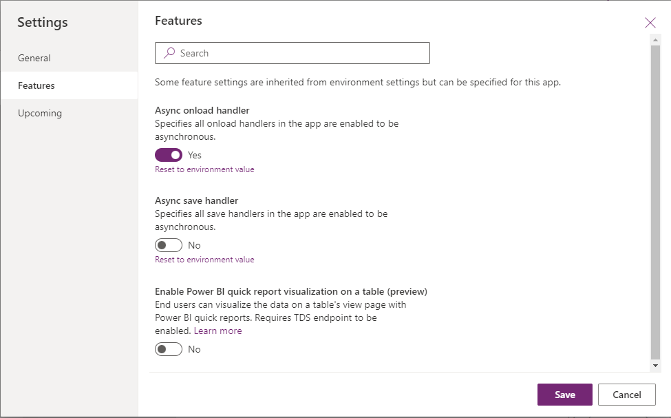 Async OnLoad app setting Async OnLoad app setting
