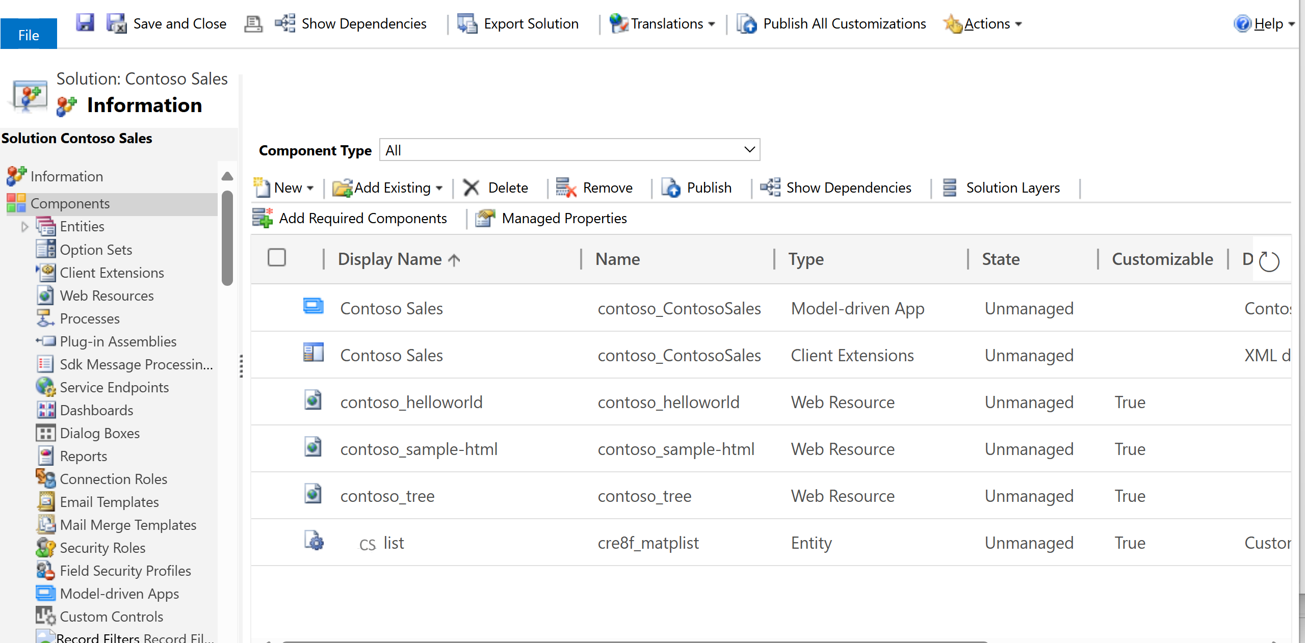 Classic solution explorer Solution explorer.