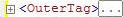 Codice XML che mostra tutti e tre i tag nascosti